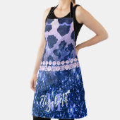 Blauwe luipaard schort (Insitu)