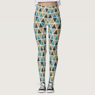 Blauwe luxe leggings