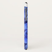 Blauwe maagdenpalm elegante bloemen hortensia's Case-Mate iPhone case (Achterkant/links)