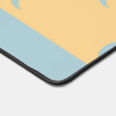 Blauwe maan gepatterd bureaumat (Hoek)