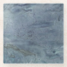 Blauwe Maan Glas Onderzetter
