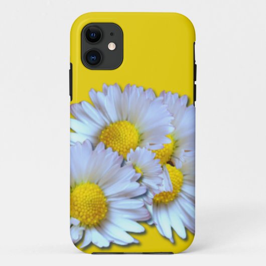 Blauwe Madeliefjes Case-Mate iPhone Case (Achterkant)
