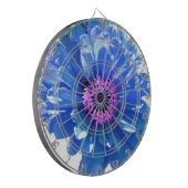 Blauwe maffia dartbord (Voorkant Links)