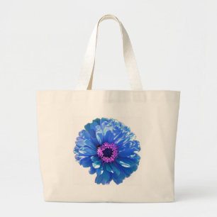 Blauwe maffia grote tote bag