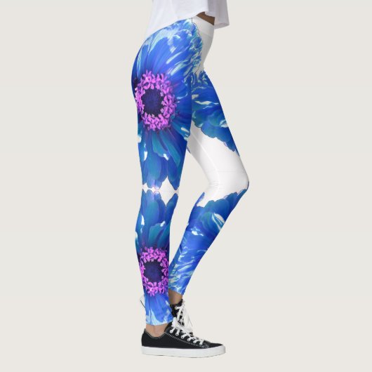 Blauwe maffia leggings (Rechts)