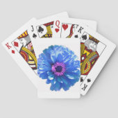 Blauwe maffia pokerkaarten (Achterkant)