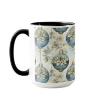 Blauwe Majesteit Elegant Blauw Goud Kerstmispracht