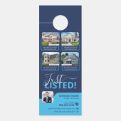 Blauwe makelaar in onroerend goed eigenschappen Ve (Voorkant)