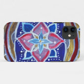 Blauwe Mandala iPhone SE + iPhone 5/5S, nauwelijks Case-Mate iPhone Case (Achterkant (horizontaal))