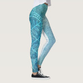 Blauwe mandala leggings (Rechts)