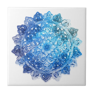 Blauwe Mandela Tegeltje