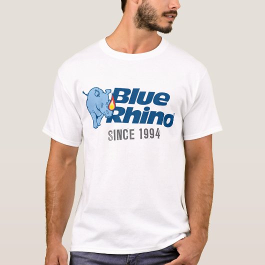 Blauwe Mannen "sinds 1994" T-shirt (Voorkant)