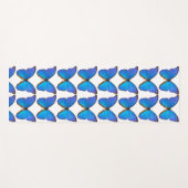 Blauwe marathyoga yogamat (Voorkant (horizontaal))