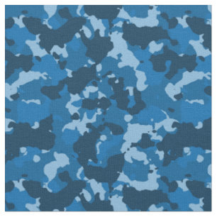 Blauwe Marine Camouflage Camo Militair Stof