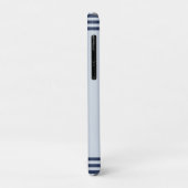 Blauwe Marine Nautical Anker jacht club boot team Case-Mate iPhone Case (Achterkant/links)