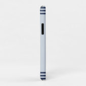 Blauwe Marine Nautical Anker jacht club boot team Case-Mate iPhone Case (Achterkant/rechts)