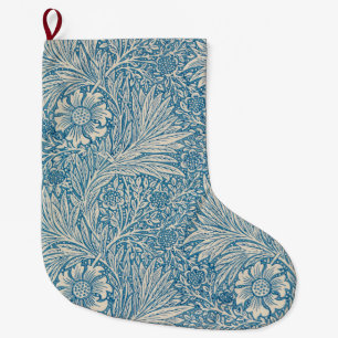 Blauwe mariniers (door William Morris) Grote Kerstsok