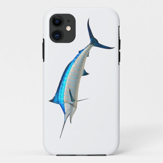 Blauwe marlijn Case-Mate iPhone case (Achterkant)