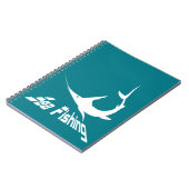 Blauwe marlijn notitieboek (Linkerzijde)