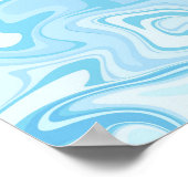 Blauwe Marlijn Springt uit de Oceaan Poster (Hoek)