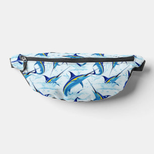 Blauwe Marlijn Springt uit Oceaan Heuptasje