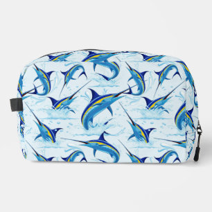 Blauwe Marlijn Springt uit Oceaan Toilettasje