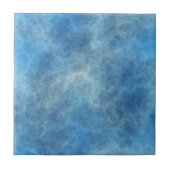 Blauwe marmer abstract tegeltje (Voorkant)