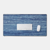 Blauwe marmer bureaumat (Keyboard & Muis)