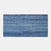 Blauwe marmer bureaumat (Voorkant)