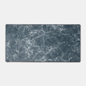 Blauwe marmer bureaumat (Voorkant)