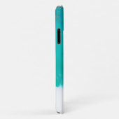 Blauwe marmer Case-Mate iPhone case (Achterkant/rechts)