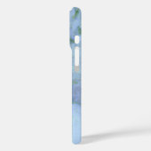 Blauwe marmer Case-Mate iPhone case (Achterkant / Links)