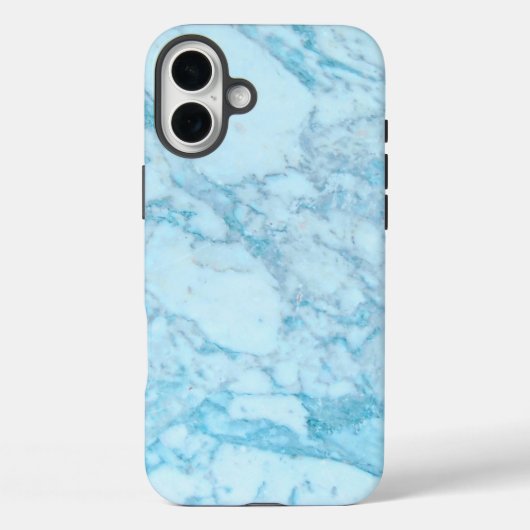 Blauwe marmer Case-Mate iPhone case (Achterkant)