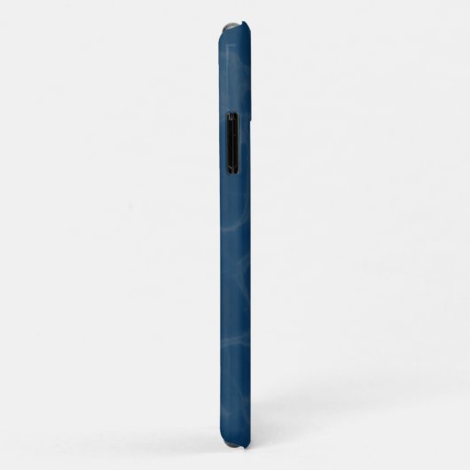 Blauwe marmer Case-Mate iPhone case (Achterkant/rechts)