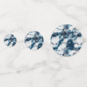 Blauwe marmer confetti (Voorkanten)