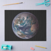 Blauwe marmer Earth (Western Hemisphere) Tissuepapier (Craft)