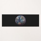 Blauwe marmer Earth (Western Hemisphere) Yogamat (Voorkant (horizontaal))