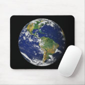 Blauwe marmer muismat (Met muis)