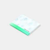 Blauwe marmer Pattern Doelstellingen voor vandaag Post-it® Notes (Schuin)