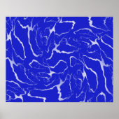 Blauwe marmer... poster (Voorkant)