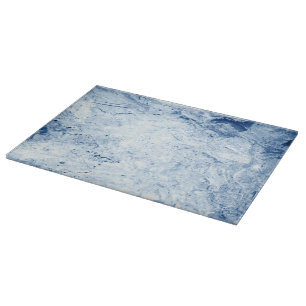 Blauwe marmer snijplank
