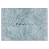 Blauwe marmer snijplank (Voorkant)