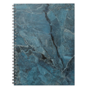 blauwe marmer texture background, Italiaanse marbe Notitieboek