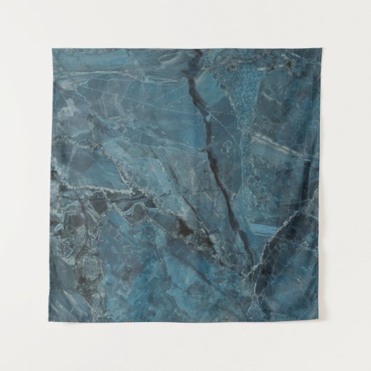 blauwe marmer texture background, Italiaanse marbe Wandkleed (Voorkant)