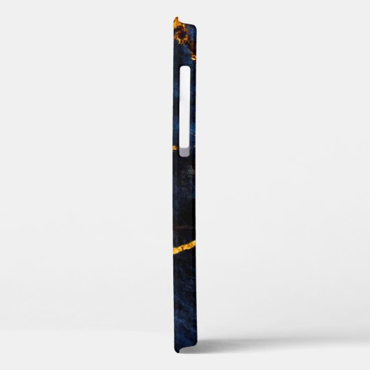 Blauwe marmer texture background, Italiaanse marme Case-Mate iPhone Case (Achterkant / Links)