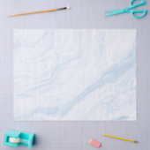 Blauwe marmer tissuepapier (Craft)