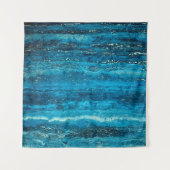 Blauwe marmer wandkleed (Voorkant (horizontaal))
