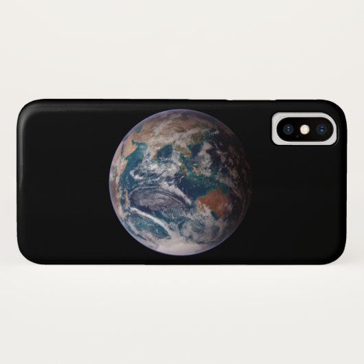 Blauwe marmeraarde (oostelijk halfrond) Case-Mate iPhone case (Achterkant (horizontaal))