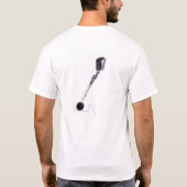 Blauwe marmeren t-shirt (Achterkant)