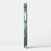 Blauwe marmering Case-Mate iPhone case (Achterkant / Rechts)